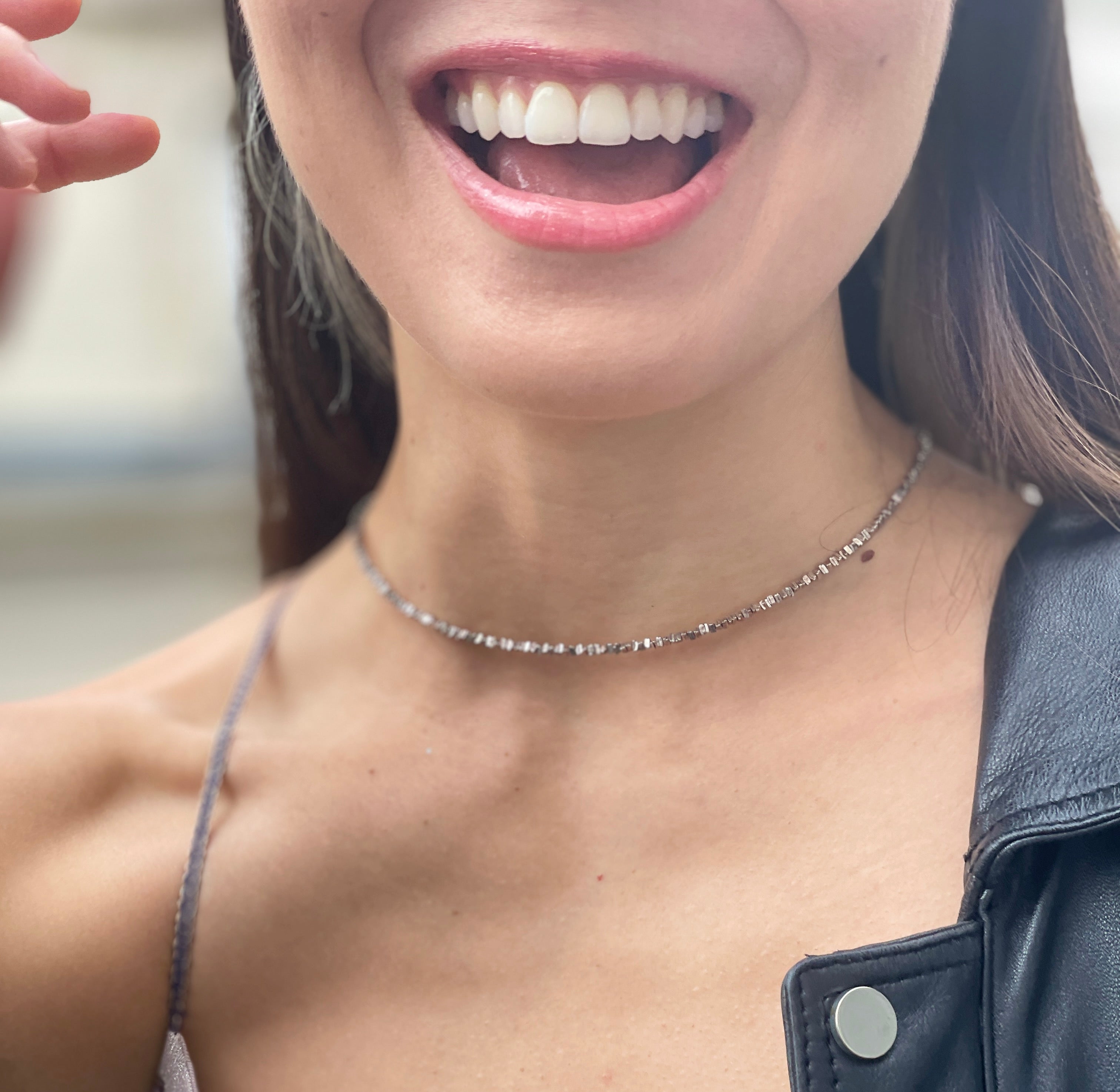 Cool woman needs a choker